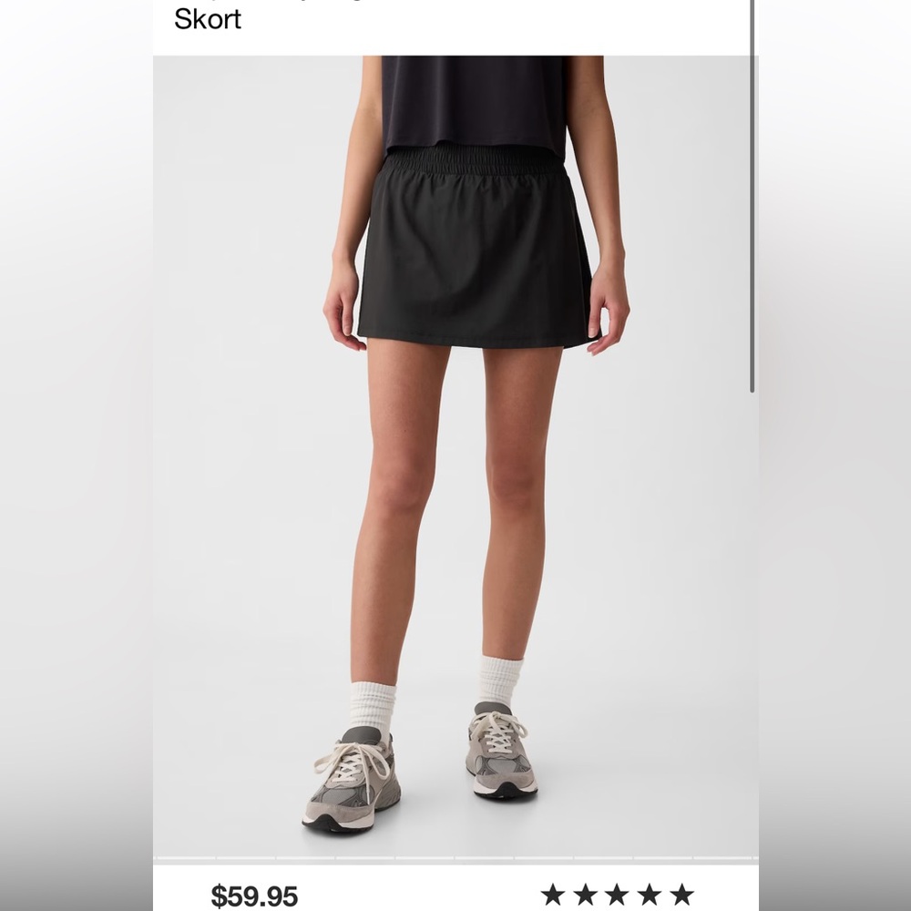 GapFit Sky High Rise Runaround Exercise Skort